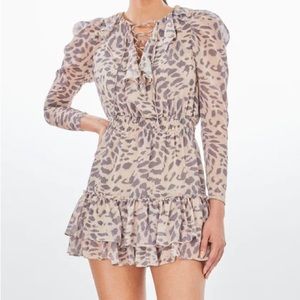 Generation Love Bella Ruffle Dress in Leopard Print